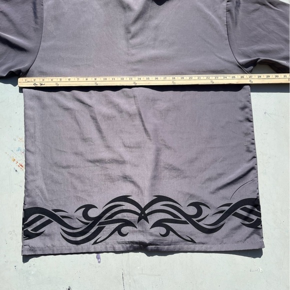 Men's MT:2 Shirt Multicolor Bowling 2XL Rockabilly Greaser 50s Biker Y2K Button - Picture 8 of 11